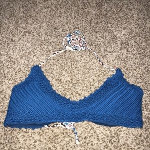 crochet bikini top